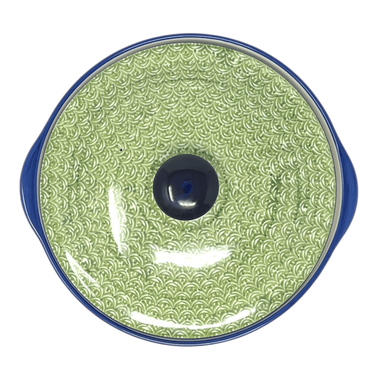Baker, Round, with Lid, Deep, 8" in "Chicken Dance" by Manufaktura | Z128U-P320