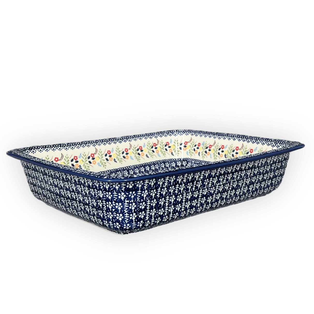 Baker, Lasagna Pan, 11" x 14" in "Floral Garland" by Manufaktura | Z139U-AD01