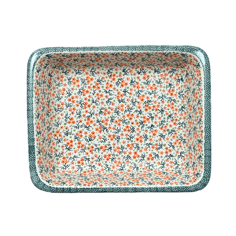 Baker, Lasagna Pan, 11" x 14" in "Peach Blossoms" by Manufaktura | Z139S-AS46