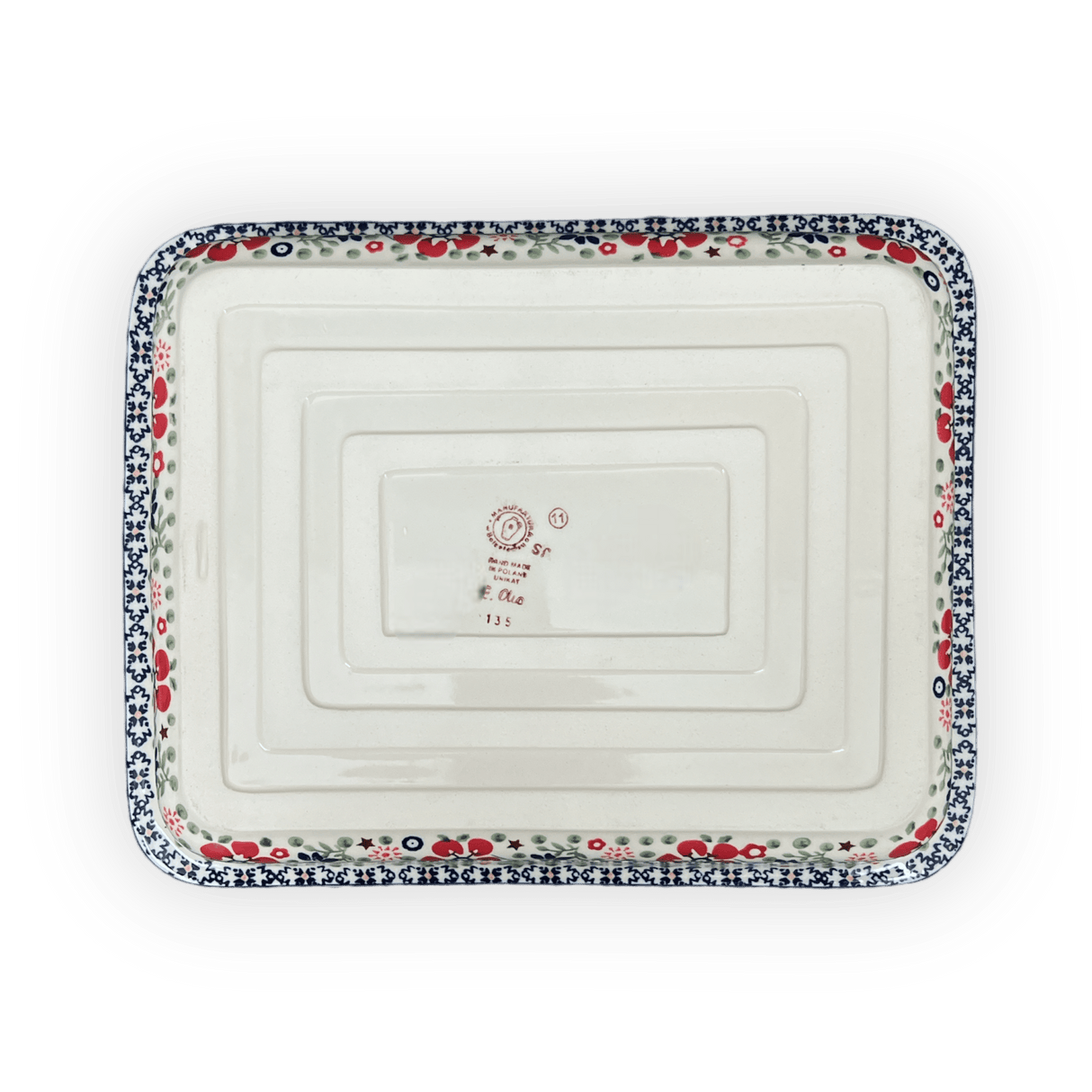 Baker, Lasagna Pan, 11" x 14" in "Full Bloom" by Manufaktura | Z139S-EO34