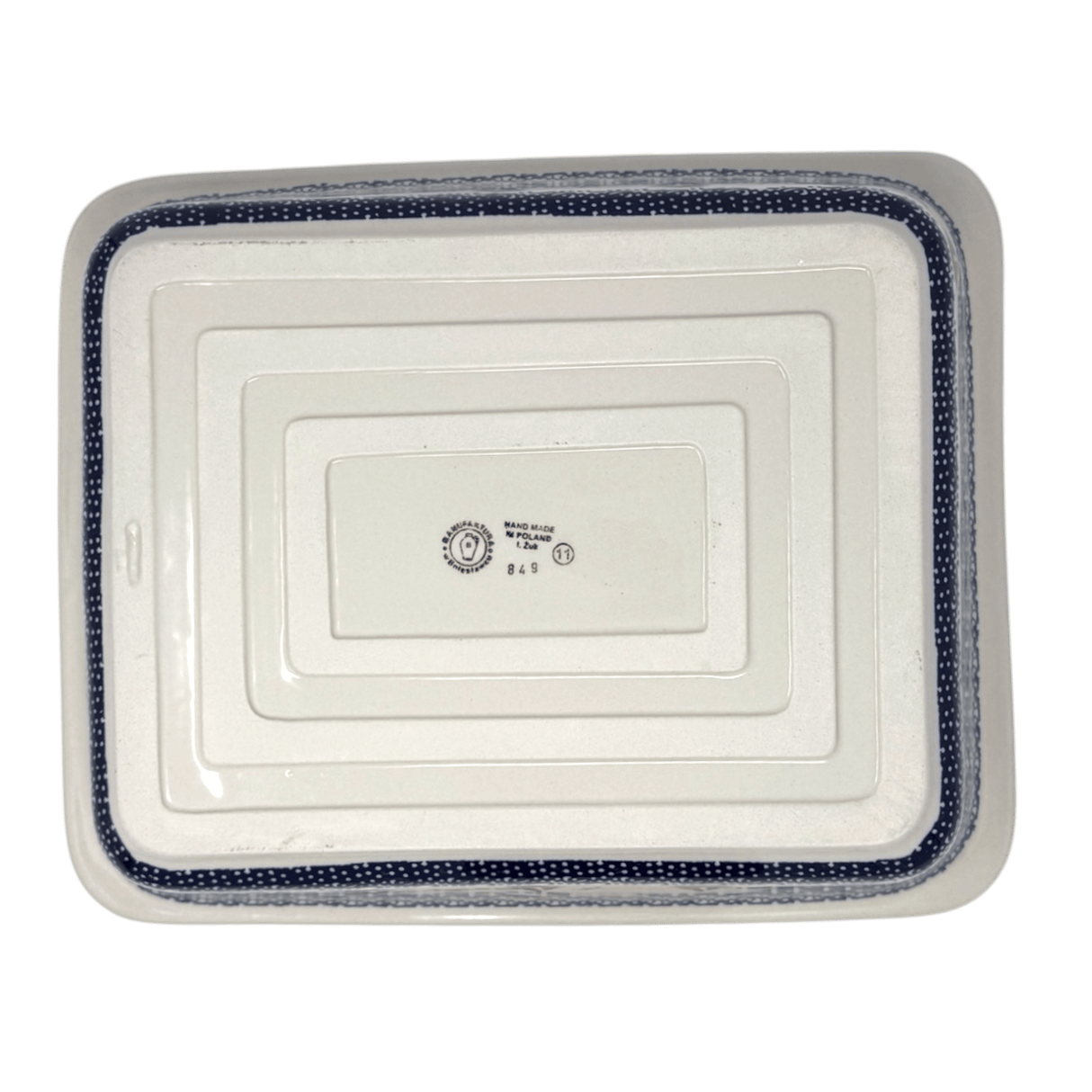 Baker, Lasagna Pan, 11" x 14" in "Smooth Seas" by Manufaktura | Z139T-DPML