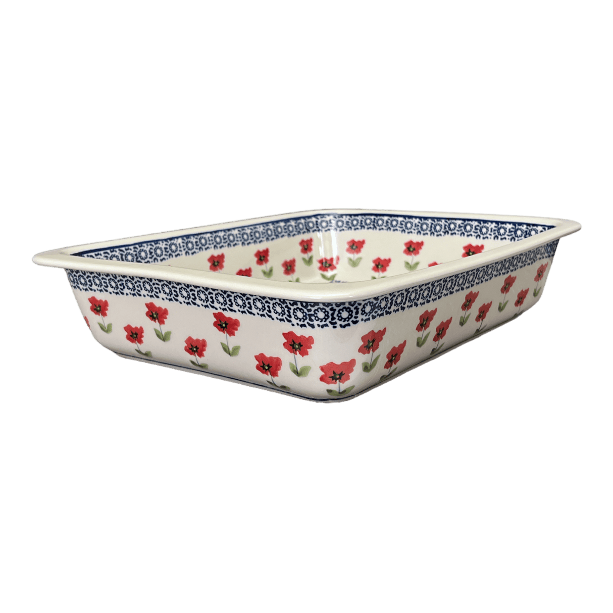 Baker, Lasagna Pan, 11" x 14" in "Poppy Garden" by Manufaktura | Z139T-EJ01