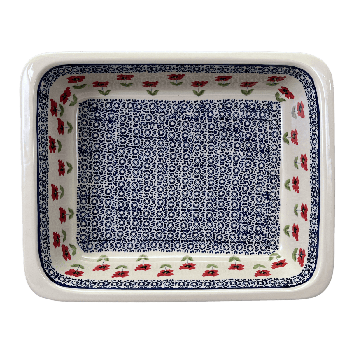 Baker, Lasagna Pan, 11" x 14" in "Poppy Garden" by Manufaktura | Z139T-EJ01