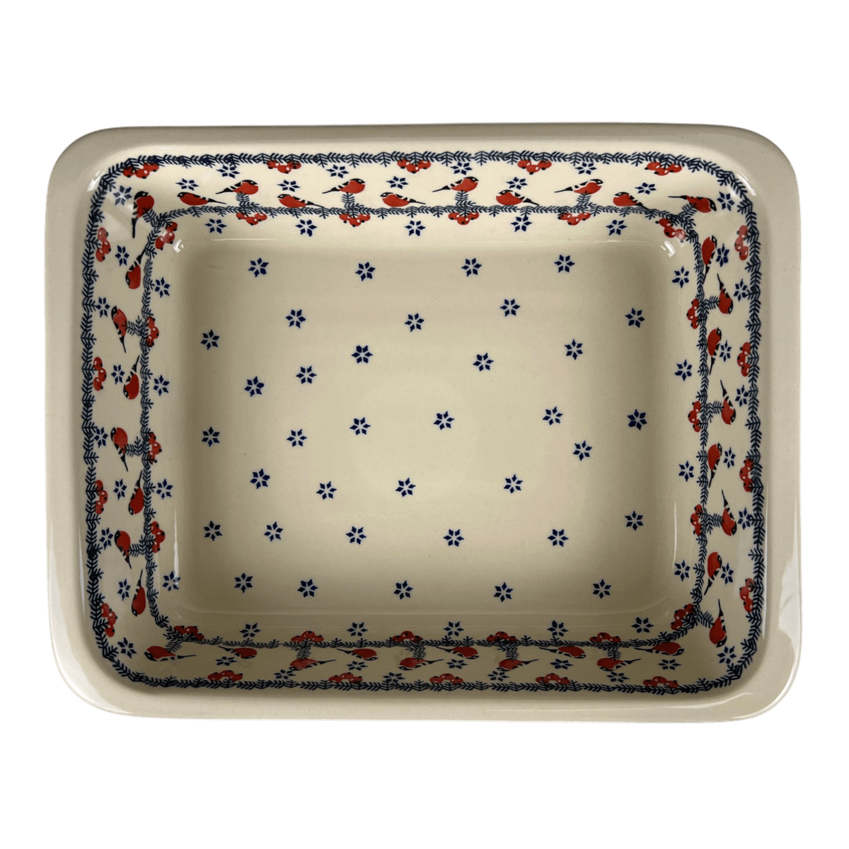 Baker, Lasagna Pan, 11" x 14" in "Red Bird" by Manufaktura | Z139T-GILE