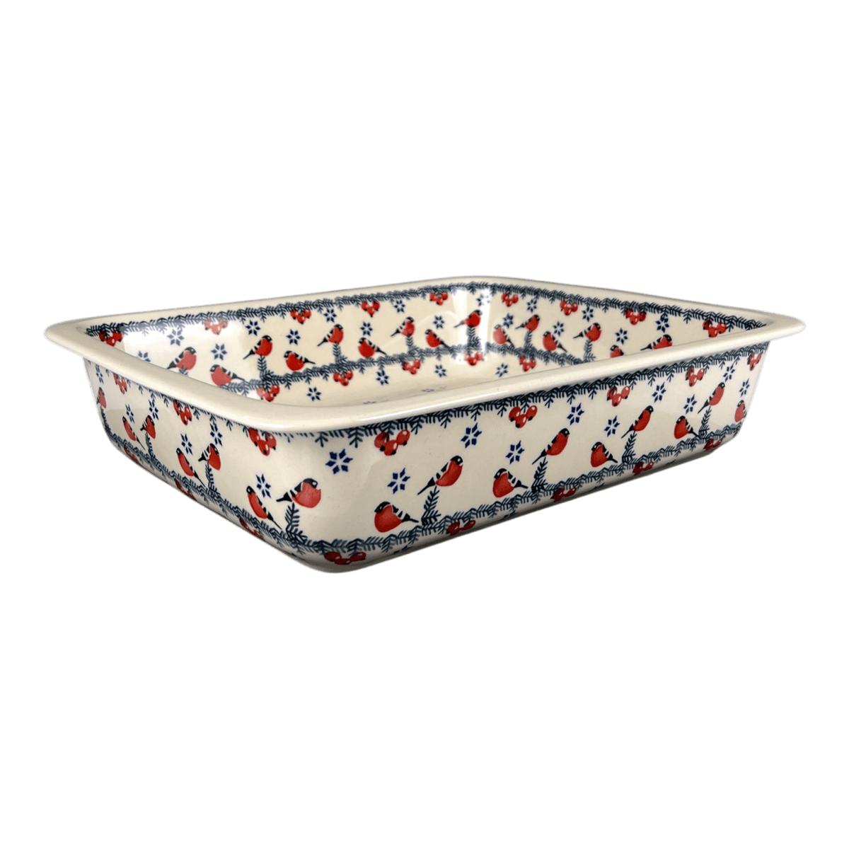 Baker, Lasagna Pan, 11" x 14" in "Red Bird" by Manufaktura | Z139T-GILE