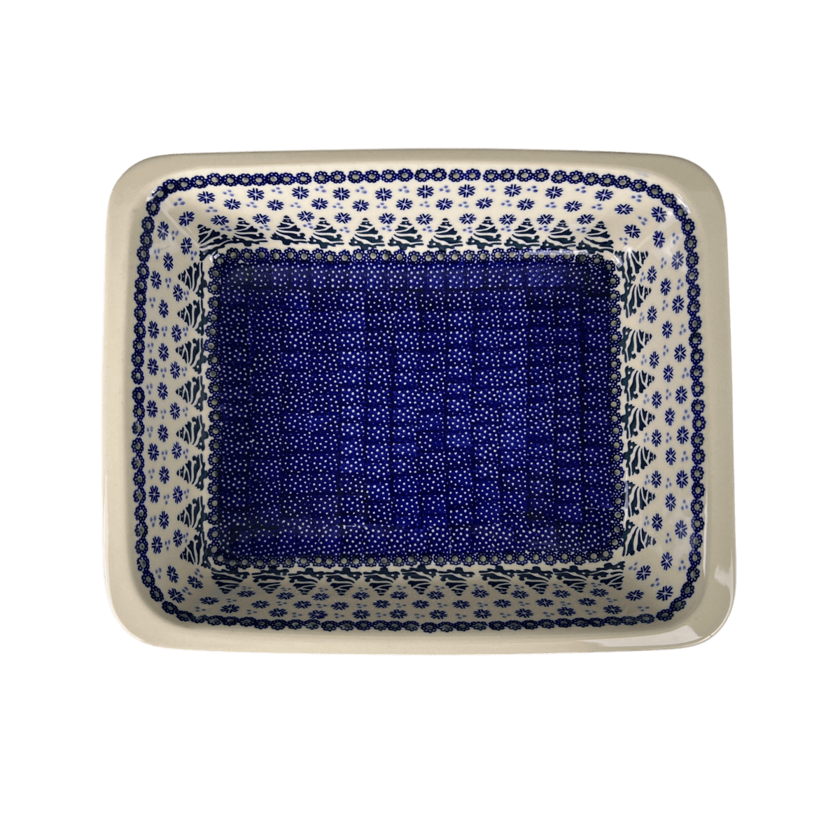 Baker, Lasagna Pan, 11" x 14" in "Snowy Pines" by Manufaktura | Z139T-U22