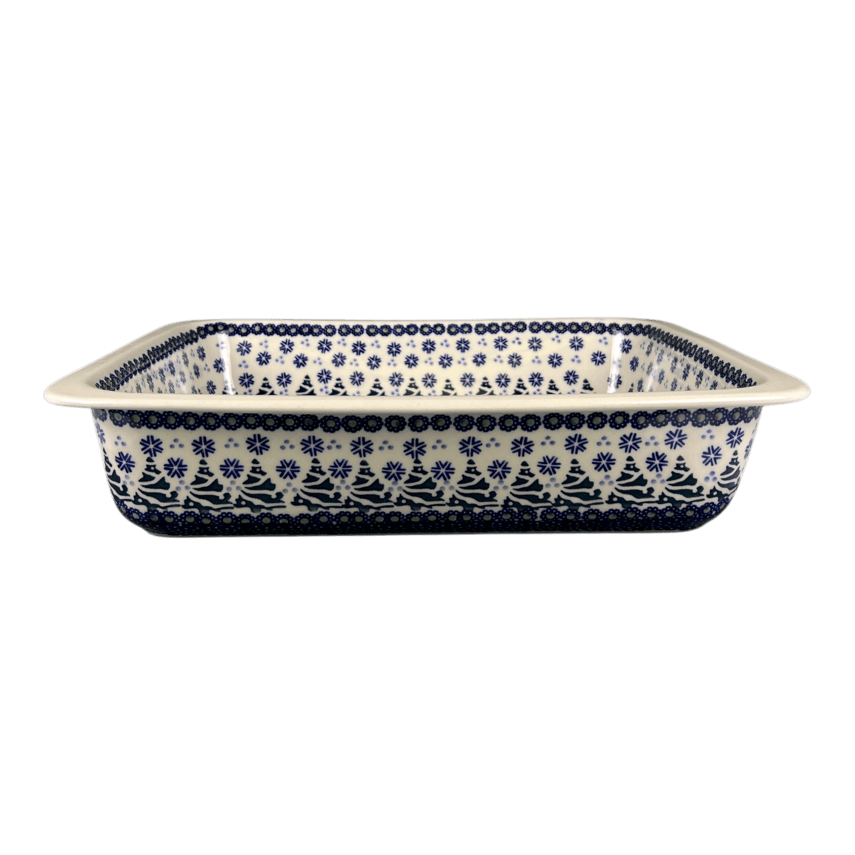 Baker, Lasagna Pan, 11" x 14" in "Snowy Pines" by Manufaktura | Z139T-U22