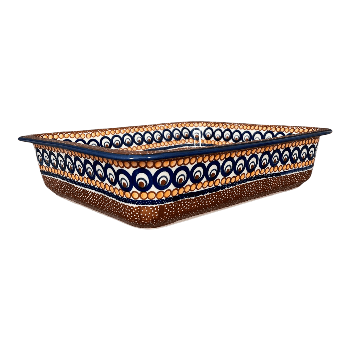 Baker, Lasagna Pan, 11" x 14" in "Peacock Autumn" by Manufaktura | Z139U-54B