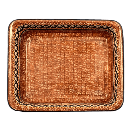 Baker, Lasagna Pan, 11" x 14" in "Peacock Autumn" by Manufaktura | Z139U-54B