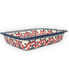 Polish Pottery Lasagna Pan (Fresh Strawberries) | Z139U-AS70 at PolishPotteryOutlet.com
