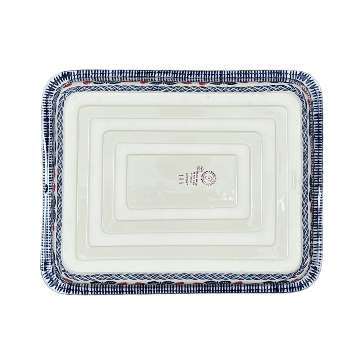 Baker, Lasagna Pan, 11" x 14" in "Fresh Strawberries" by Manufaktura | Z139U-AS70