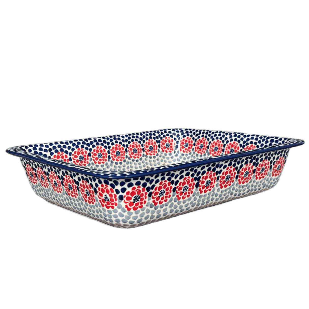 Baker, Lasagna Pan, 11" x 14" in "Falling Petals" by Manufaktura | Z139U-AS72