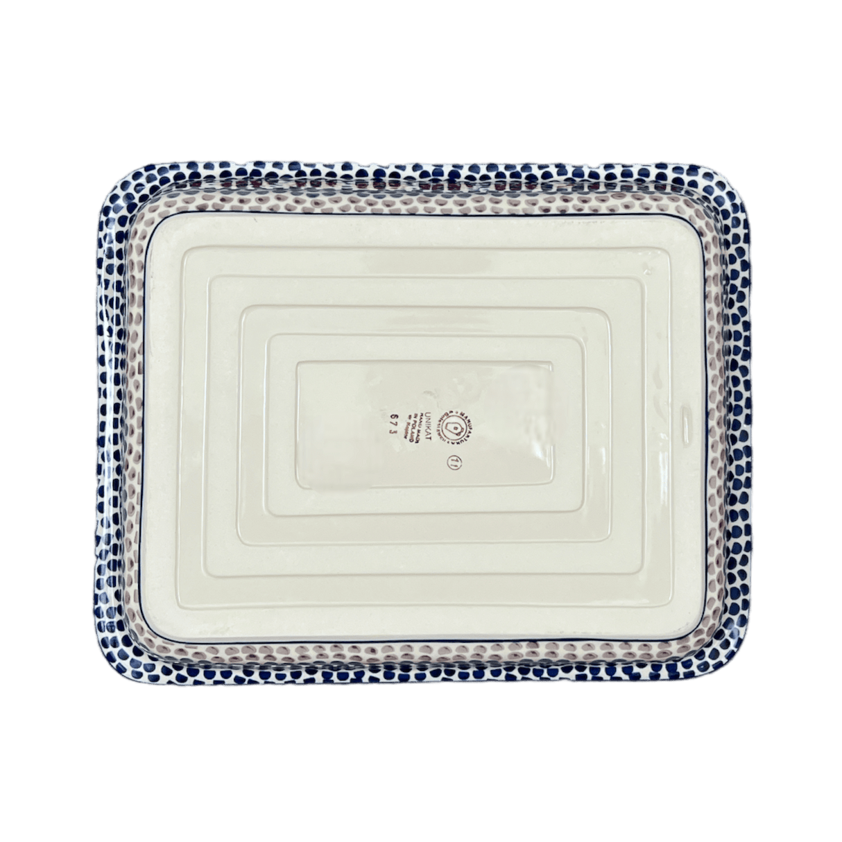 Baker, Lasagna Pan, 11" x 14" in "Falling Petals" by Manufaktura | Z139U-AS72