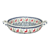 Casserole, Round, Handles, 9.25" in "Reindeer Games" by Manufaktura | Z140T-BL07