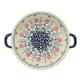 Casserole, Round, Handles, 9.25" in "Butterfly Blossoms" by Manufaktura | Z140T-MM02