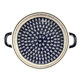 Casserole, Round, Handles, 9.25" in "Holiday Cheer" by Manufaktura | Z140T-NOS2