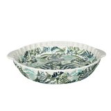 Baker, Round, Pie Plate, Handles, 9.75" in "Scattered Ferns" by Manufaktura | Z148S-GZ39