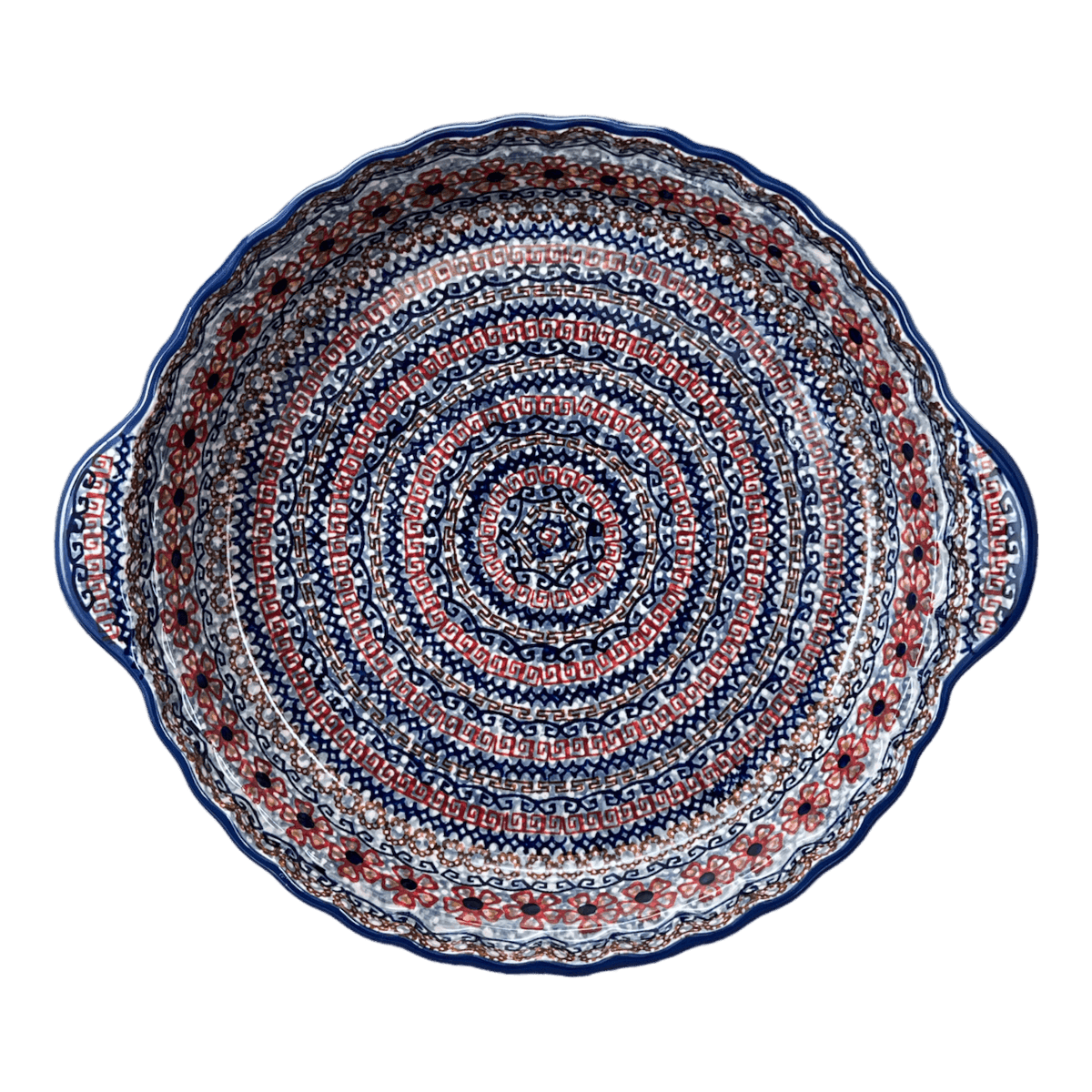 Baker, Round, Pie Baker, Handles, 9.75" in "Sweet Symphony" by Manufaktura | Z148S-IZ15