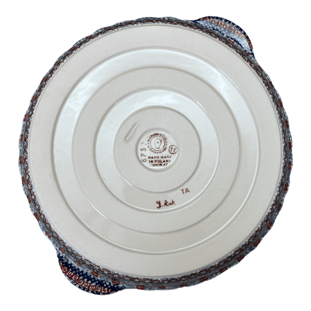 Baker, Round, Pie Baker, Handles, 9.75" in "Sweet Symphony" by Manufaktura | Z148S-IZ15