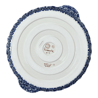 A picture of a Polish Pottery Pie Plate with Handles (Wildflower Delight) | Z148S-P273 as shown at PolishPotteryOutlet.com/products/pie-plate-wildflower-delight-z148s-p273