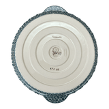 Plate, Round, Pie Plate, Handles, 9.75" in "Poppy Paradise" by Manufaktura | Z148S-PD01