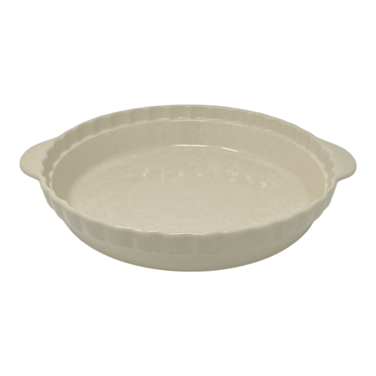 Baker, Round, Pie Plate, Handles, 9.75" in "Duet in Lace" by Manufaktura | Z148S-SB02