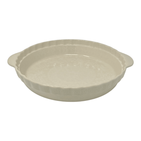Baker, Round, Pie Plate, Handles, 9.75" in "Duet in Lace" by Manufaktura | Z148S-SB02