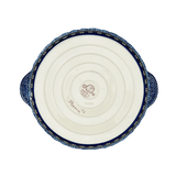 Baker, Round, Pie Plate, Handles, 9.75" in "Floral Formation" by Manufaktura | Z148S-WKK