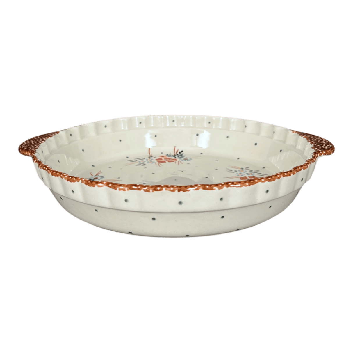 Baker, Round, Pie Plate, Handles, 9.75" in "Country Pride" by Manufaktura | Z148T-GM13