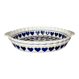 Baker, Round, Pie Plate, Handles, 9.75" in "Whole Hearted" by Manufaktura | Z148T-SEDU