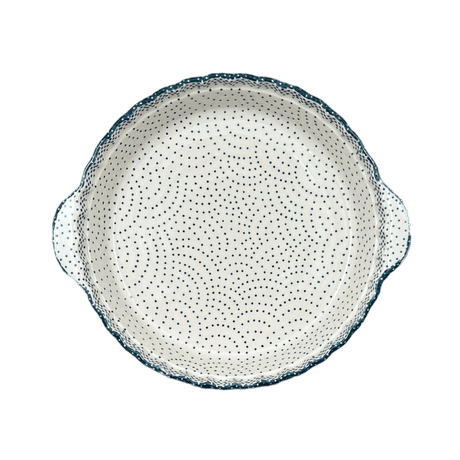 Baker, Round, Pie Plate, Handles, 9.75" in "Misty Green" by Manufaktura | Z148U-61Z