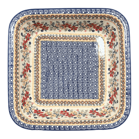 Baker, Square, 11.5" Deep in "Ruby Duet" by Manufaktura | Z149S-DPLC