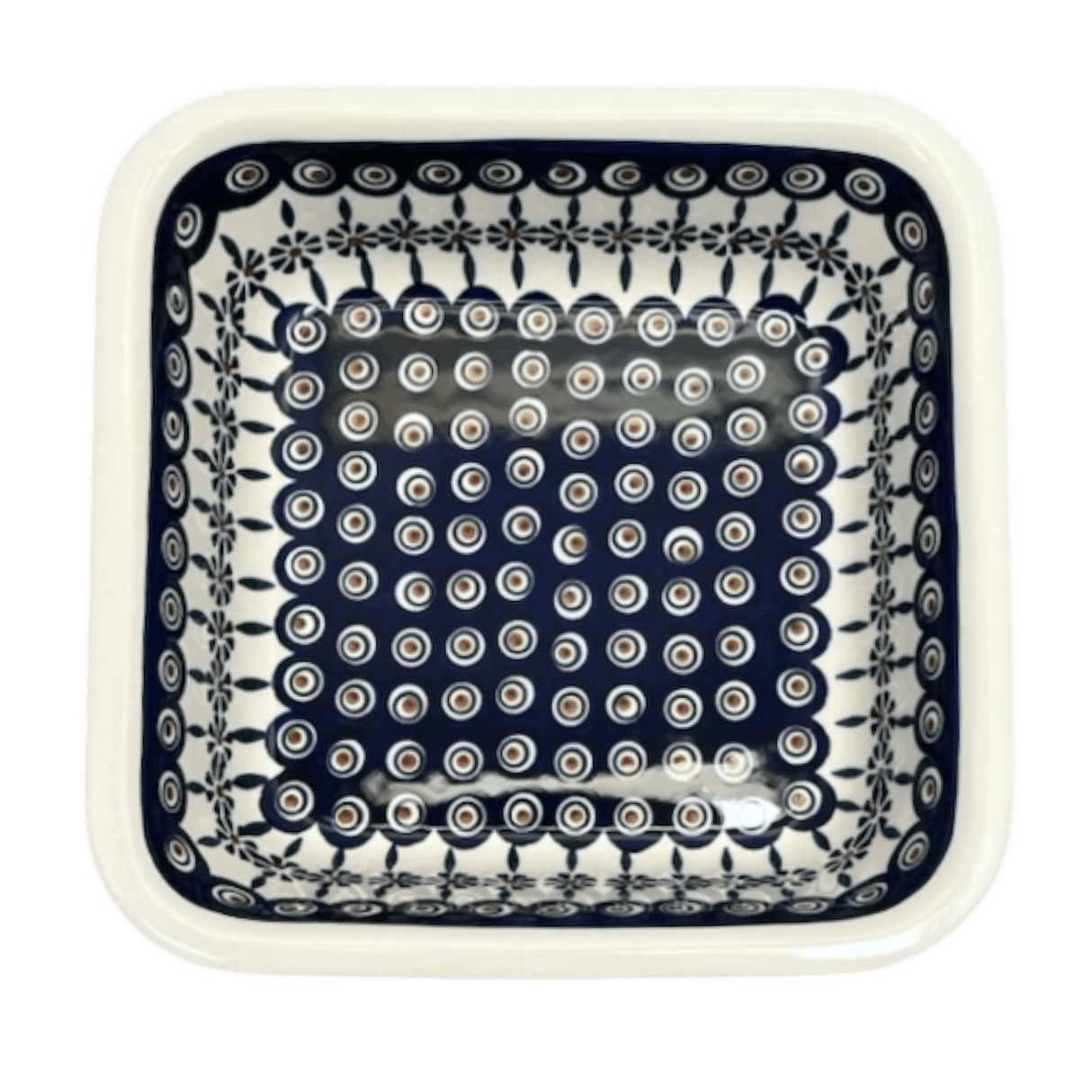 Baker, Square, 11.5" Deep in "Floral Peacock" by Manufaktura | Z149T-54KK