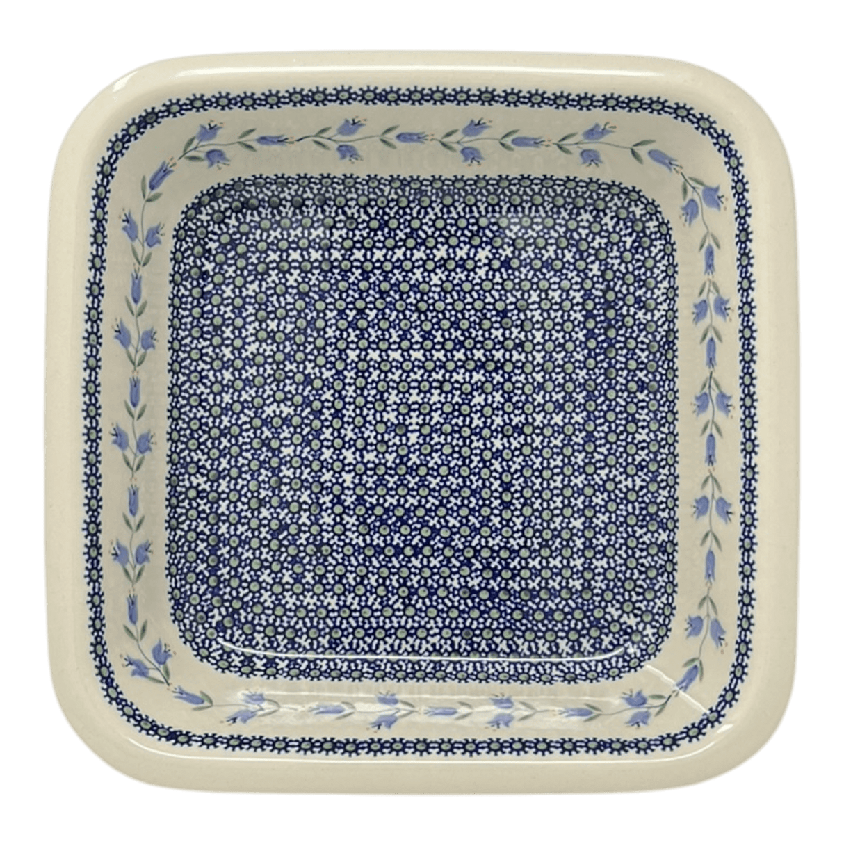 Baker, Square, 11.5" Deep in "Lily of the Valley" by Manufaktura | Z149T-ASD