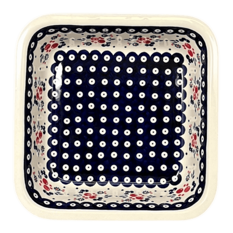 Baker, Square, 11.5" Deep in "Berry Dot" by Manufaktura | Z149T-BL04