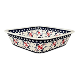 Baker, Square, 11.5" Deep in "Berry Dot" by Manufaktura | Z149T-BL04