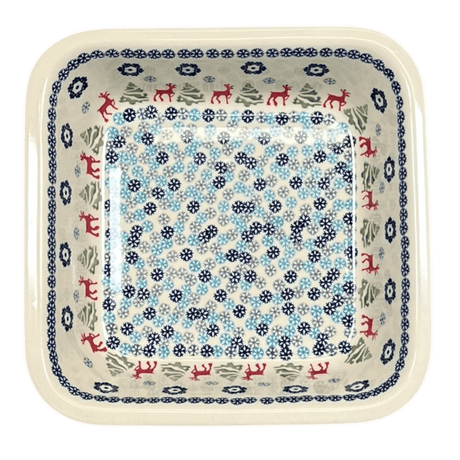 Baker, Square, 11.5" Deep in "Reindeer Games" by Manufaktura | Z149T-BL07