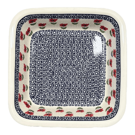 Baker, Square, 11.5" Deep in "Poppy Garden" by Manufaktura | Z149T-EJ01