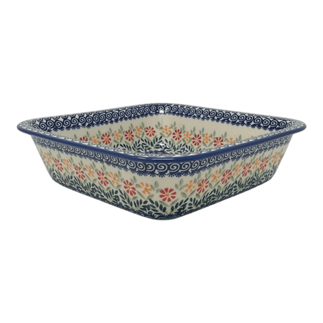 Baker, Square, 11.5" Deep in "Flower Power" by Manufaktura | Z149T-JS14