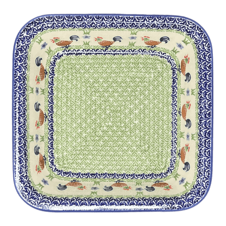 Baker, Square, 11.5" Deep in "Chicken Dance" by Manufaktura | Z149U-P320