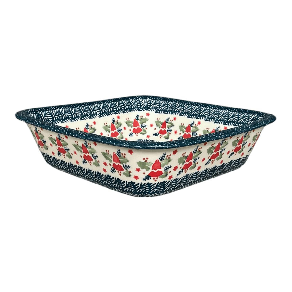 Baker, Square, 11.5" Deep in "Evergreen Bells" by Manufaktura | Z149U-PZDG