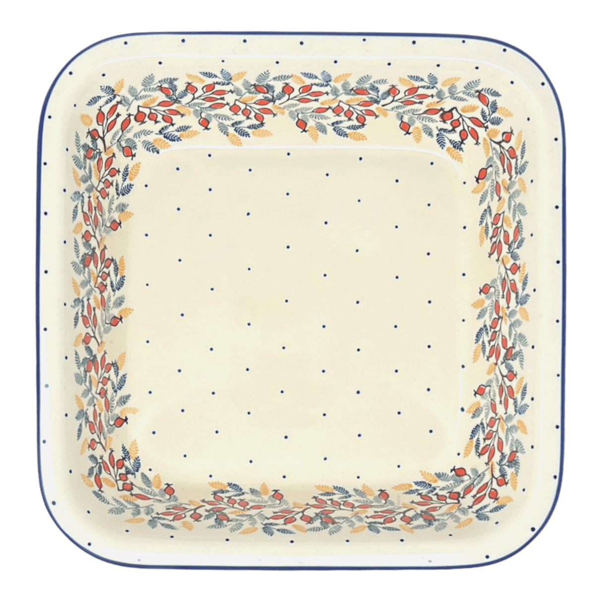 Baker, Square, 11.5" Deep in "Rose Hips" by Manufaktura | Z149U-SM01