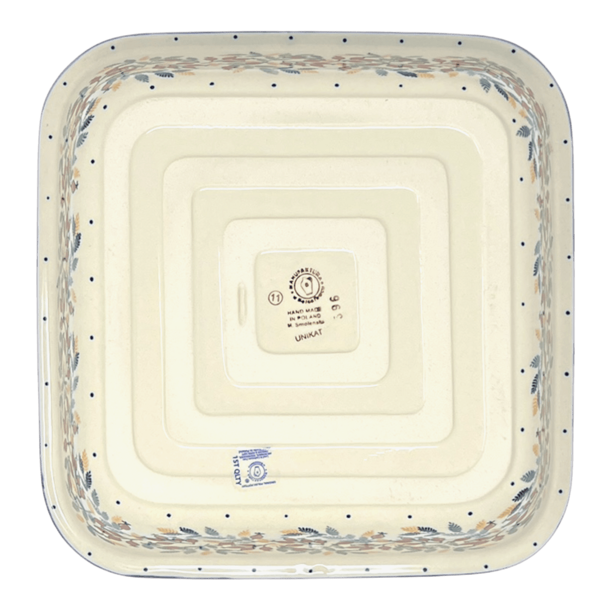 Baker, Square, 11.5" Deep in "Rose Hips" by Manufaktura | Z149U-SM01