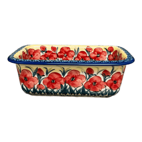 Polish Pottery Bread Baker (Poppies in Bloom) | Z150S-JZ34 Additional Image at PolishPotteryOutlet.com