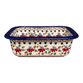 Polish Pottery Bread Baker (Mediterranean Blossoms) | Z150S-P274 Additional Image at PolishPotteryOutlet.com