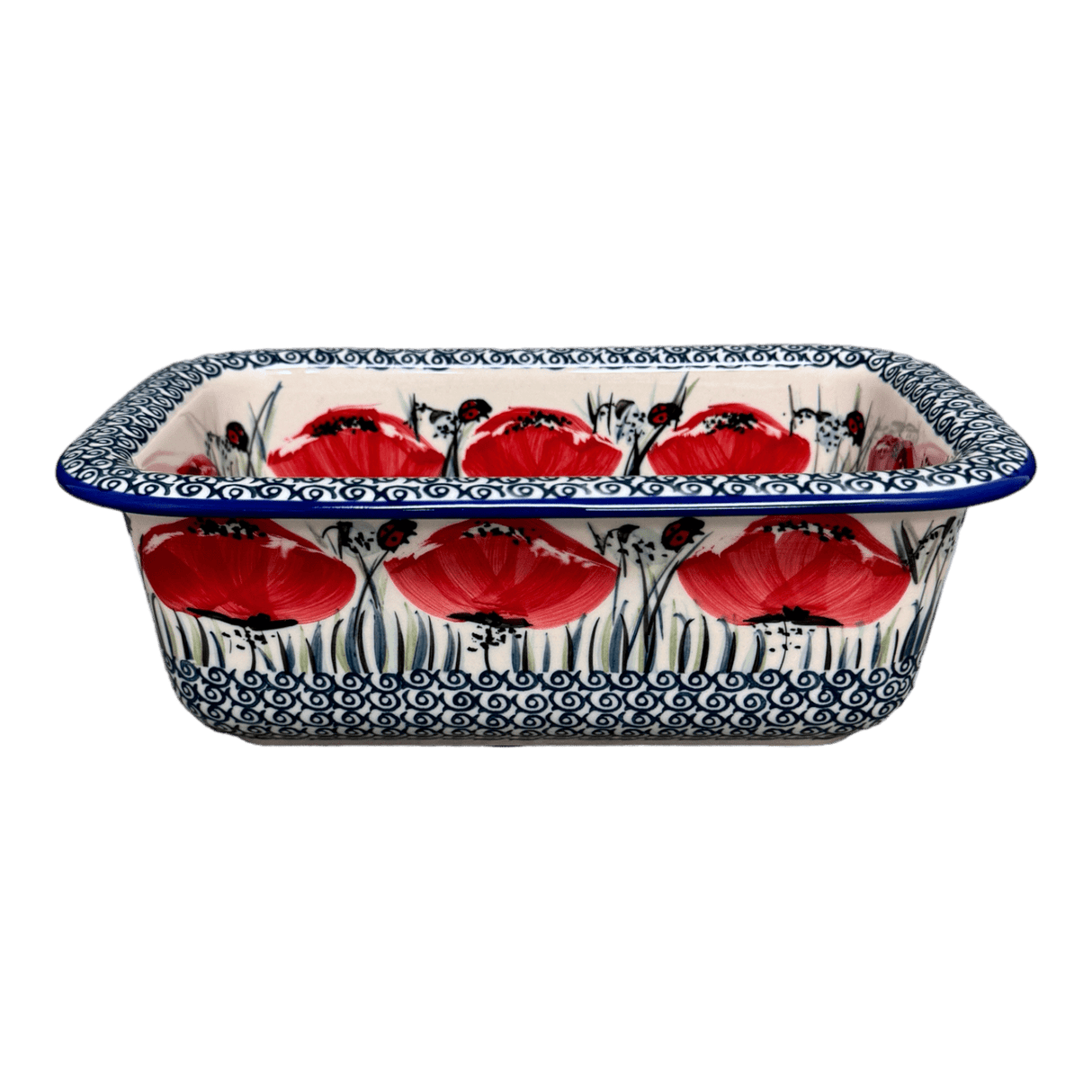 Baker, Bread, 9.5" x 6" in "Poppy Paradise" by Manufaktura | Z150S-PD01