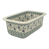 Baker, Bread, 9.5" x 6" in "Woven Pansies" by Manufaktura | Z150T-RV
