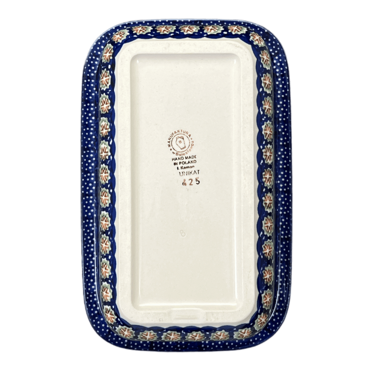 Baker, Bread, 9.5" x 6" in "Floral Spray" by Manufaktura | Z150U-DSO