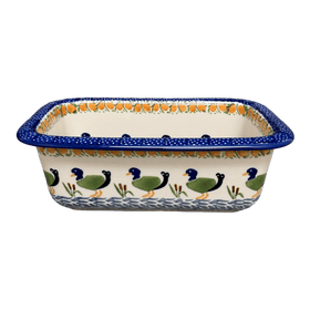 Polish Pottery Bread Baker (Ducks in a Row) | Z150U-P323 Additional Image at PolishPotteryOutlet.com