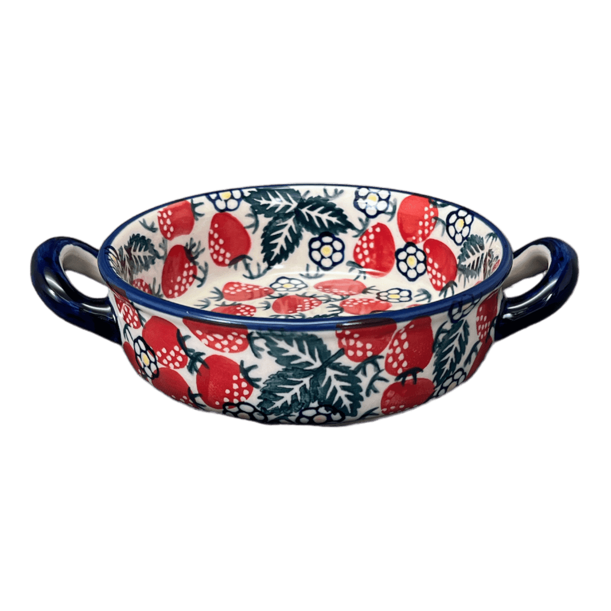 Casserole, Round, Small, 5" x 7.5" in "Strawberry Fields" by Manufaktura | Z153U-AS59